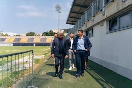 Odprtje Atletskega stadiona v Sežani; Foto: XOD